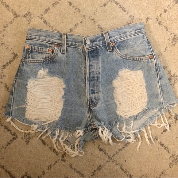 LF Pants - LF Levi’s Upcycled Jean Shorts - Furst of a Kind